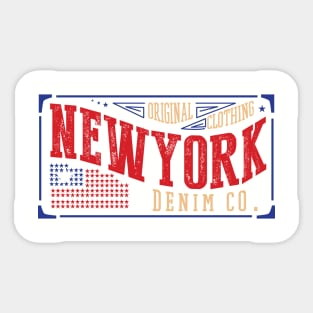 New York Original Denim Co Sticker